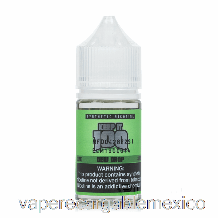 Vape Recargable Dew Drop - Mantenlo 100 Sales - 30ml 30mg